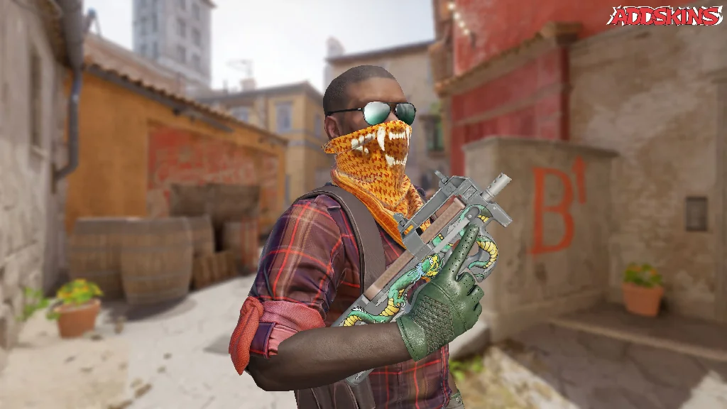 P90 | Emerald Dragon pose-2