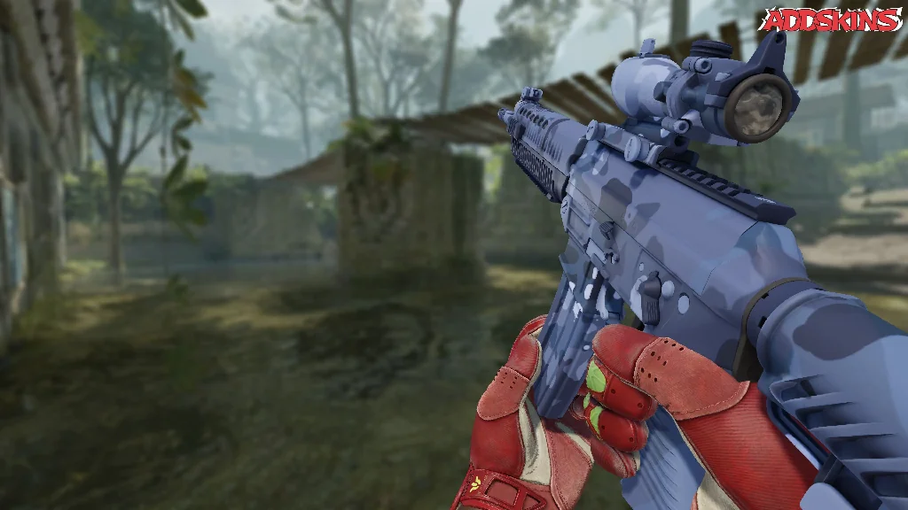 SG 553 | Night Camo reloading