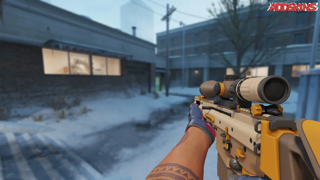 SCAR-20 | Short Ochre holding