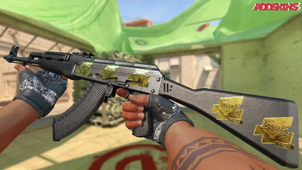 Sticker | ScreaM (Gold) | Atlanta 2017 inspecting