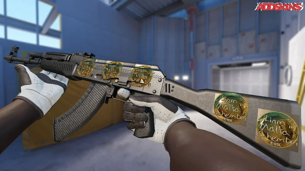 Sticker | malta (Gold) | Katowice 2019 inspecting