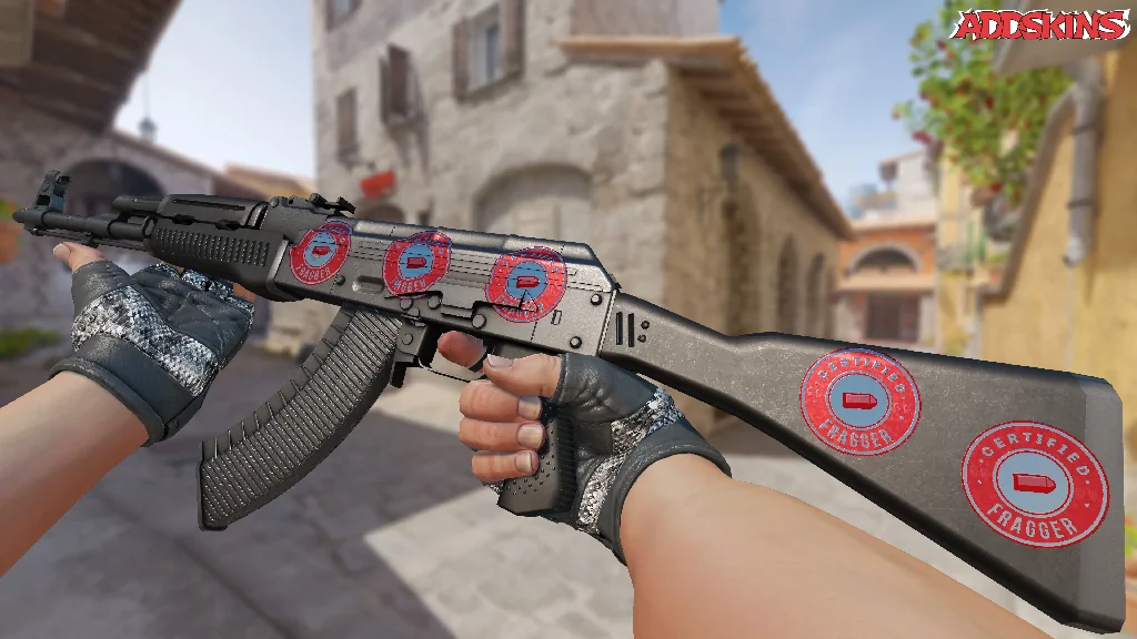 Sticker | The Fragger (Foil) inspecting