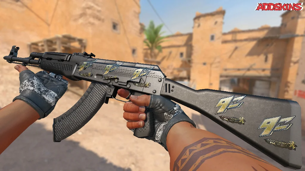 Sticker | 9z Team (Gold) | Antwerp 2022 inspecting