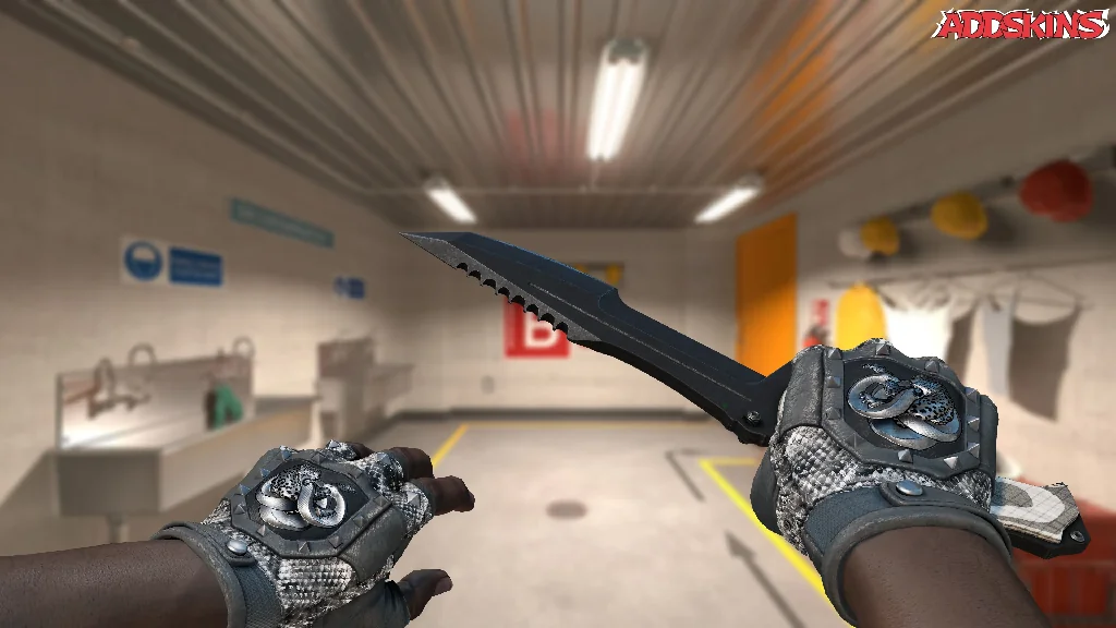 ★ Huntsman Knife | Black Laminate holding