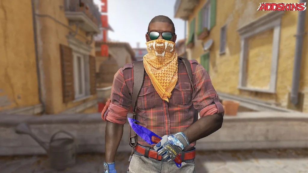 ★ Gut Knife | Doppler Sapphire pose-1