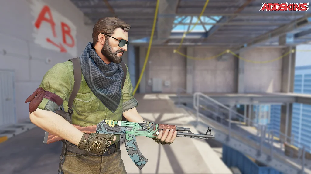 AK-47 | Fire Serpent pose-3