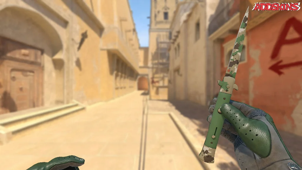 ★ Stiletto Knife | Forest DDPAT inspecting