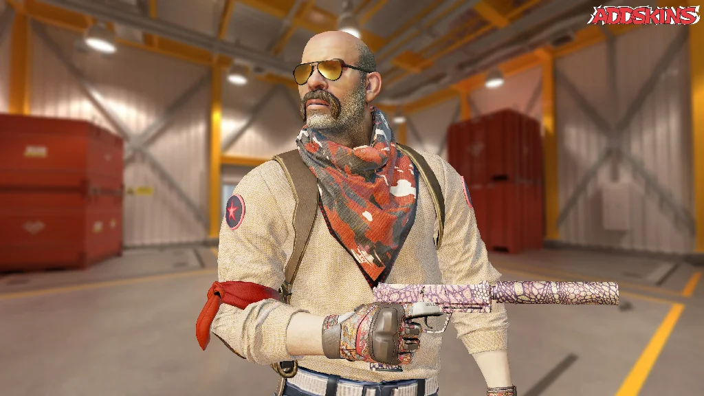 USP-S | Orange Anolis pose-1