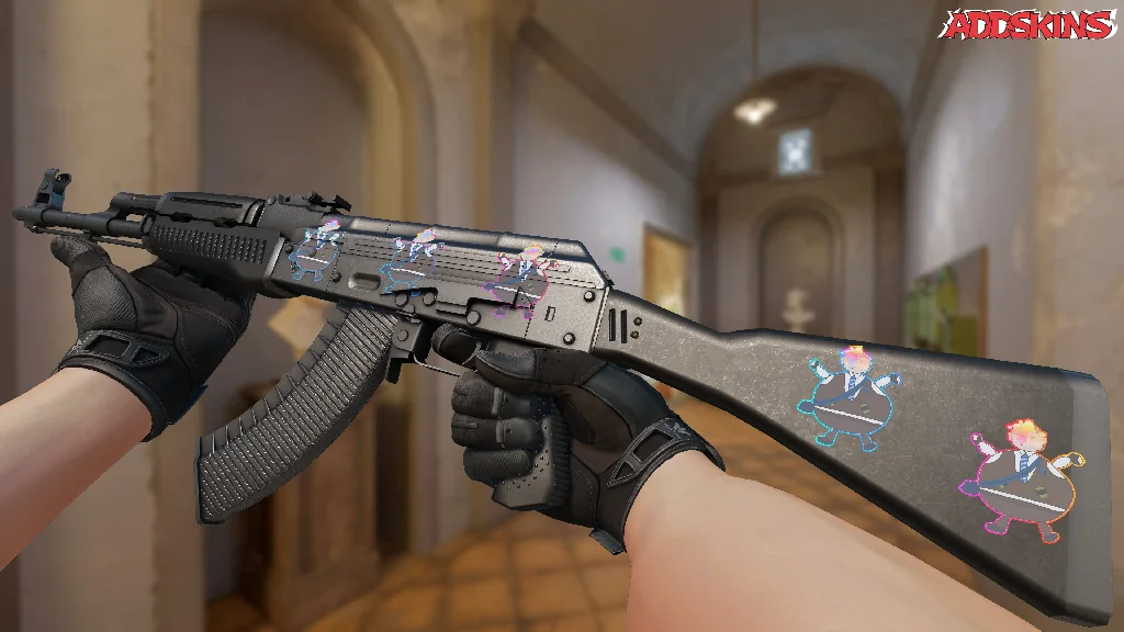Sticker | Poorly Drawn Number K (Holo) inspecting