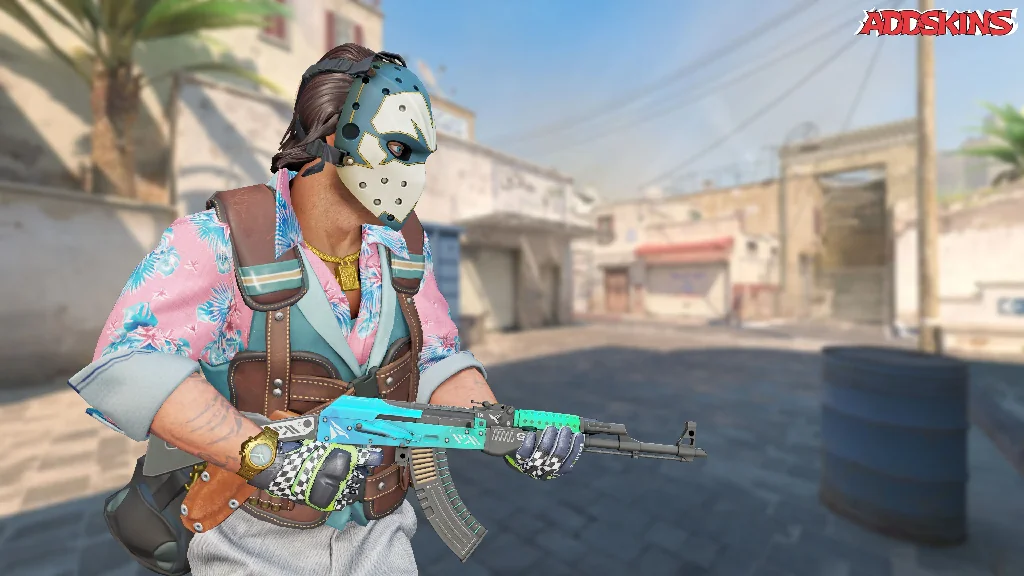 AK-47 | Ice Coaled pose-3
