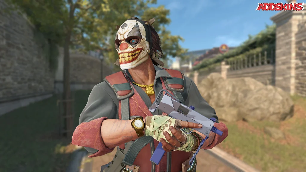 MAC-10 | Storm Camo pose-2