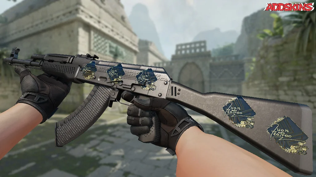 Sticker | juanflatroo (Gold) | Rio 2022 inspecting