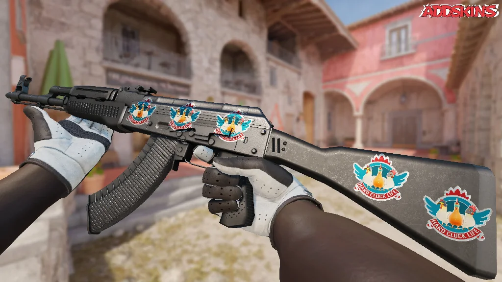 Sticker | Hard Cluck Life (Foil) inspecting