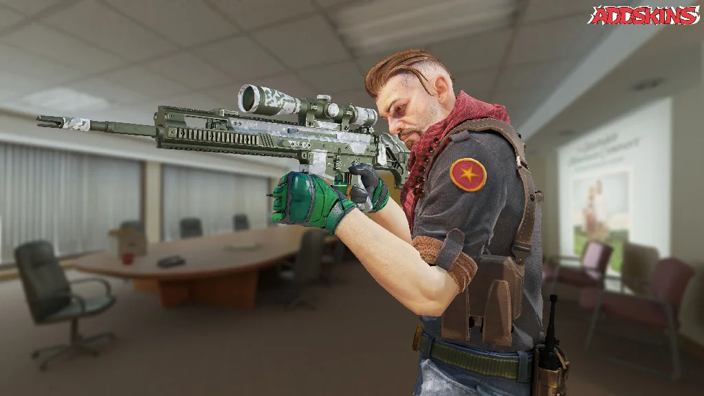 SCAR-20 | Arctic Camo Panels pose-2