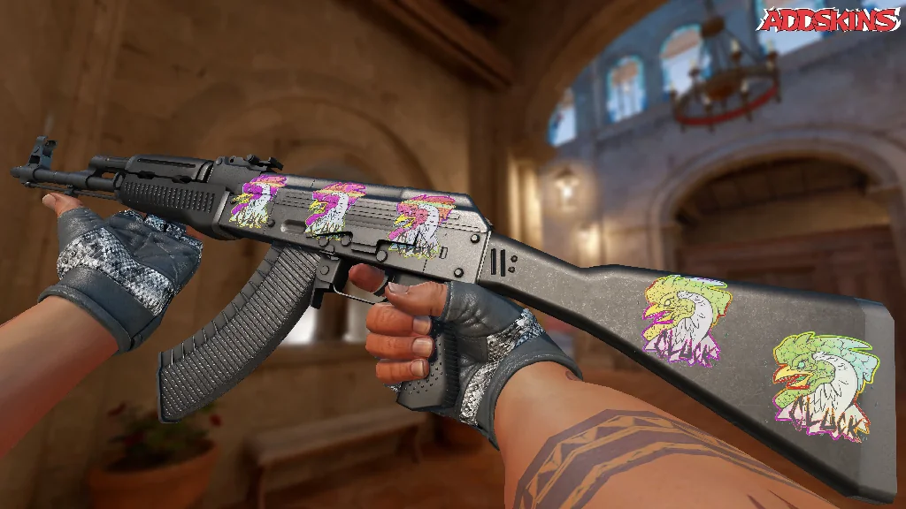 Sticker | Cluck (Holo) inspecting