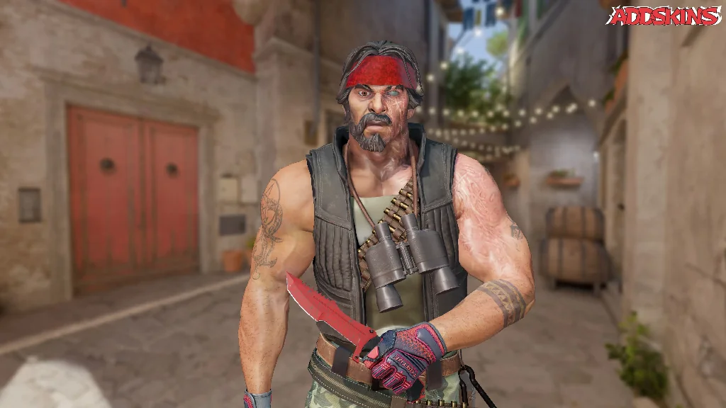★ Huntsman Knife | Crimson Web pose-1