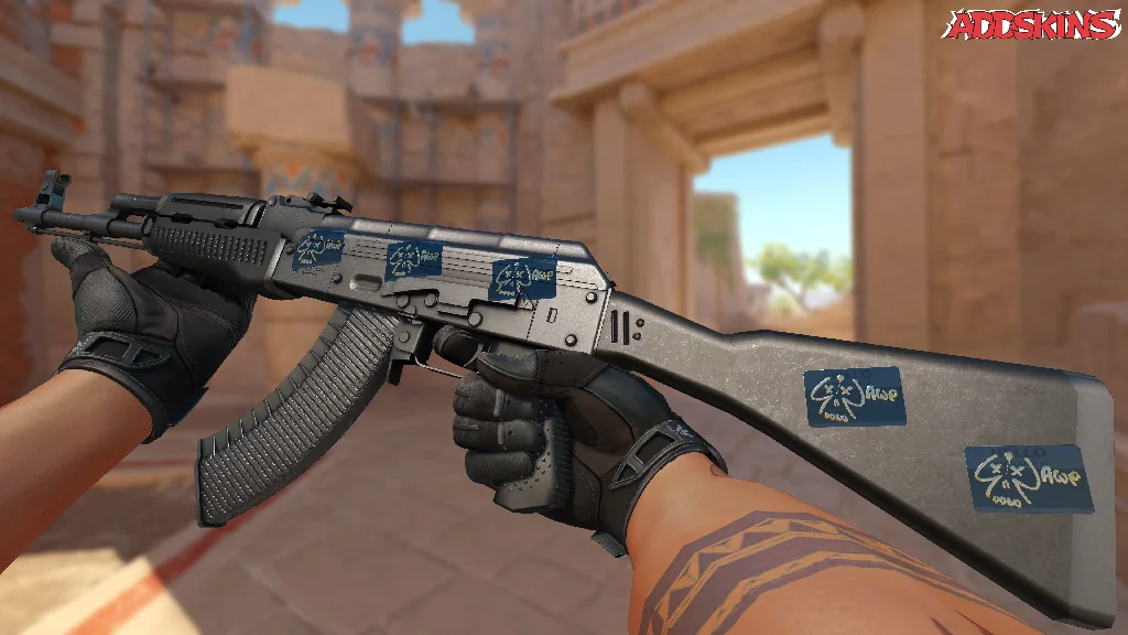Sticker | Hello AWP (Gold) inspecting