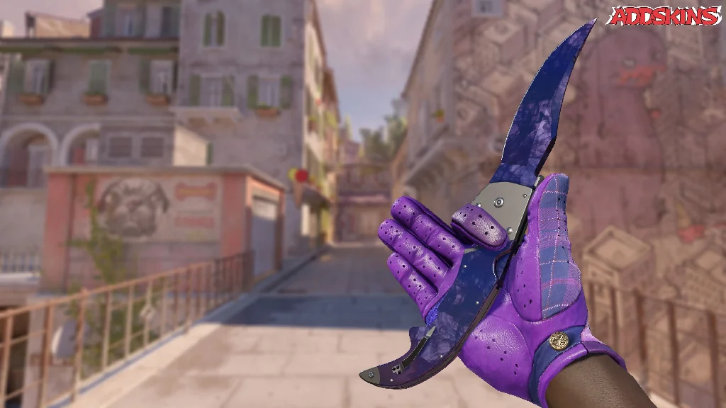 ★ Falchion Knife | Doppler Black Pearl inspecting