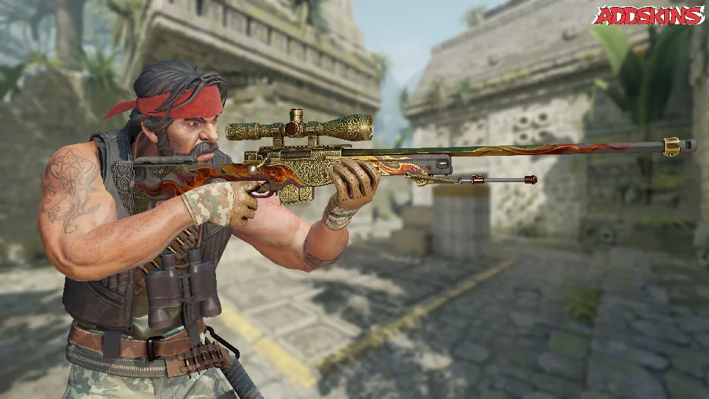 AWP | Sovereign Flame pose-3