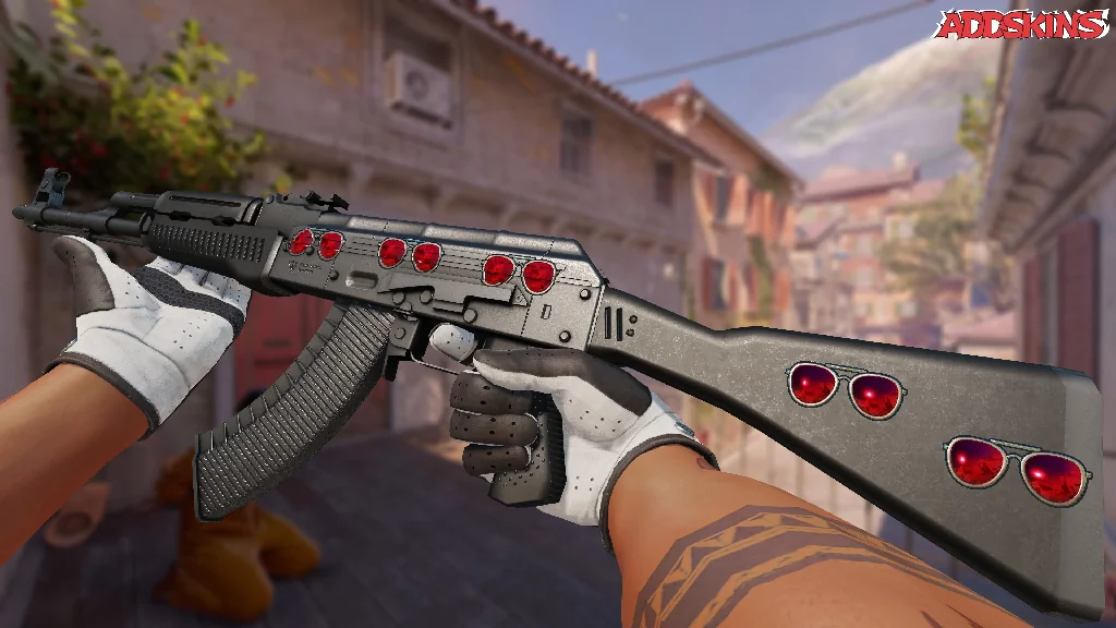 Sticker | Red Shades (Foil) inspecting