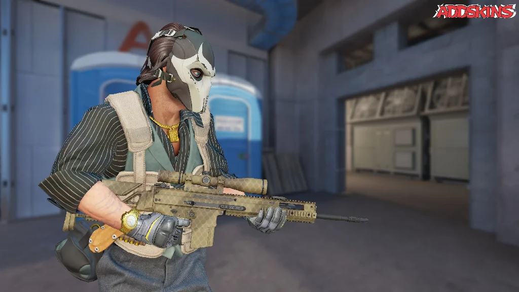 SCAR-20 | Sand Mesh pose-3