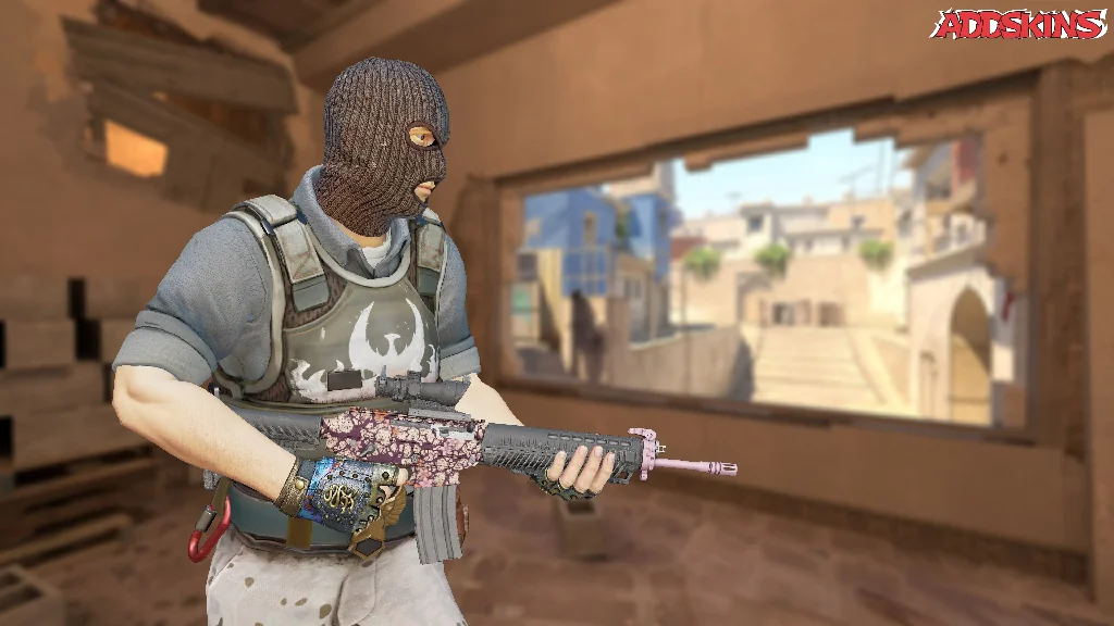SG 553 | Desert Blossom pose-3