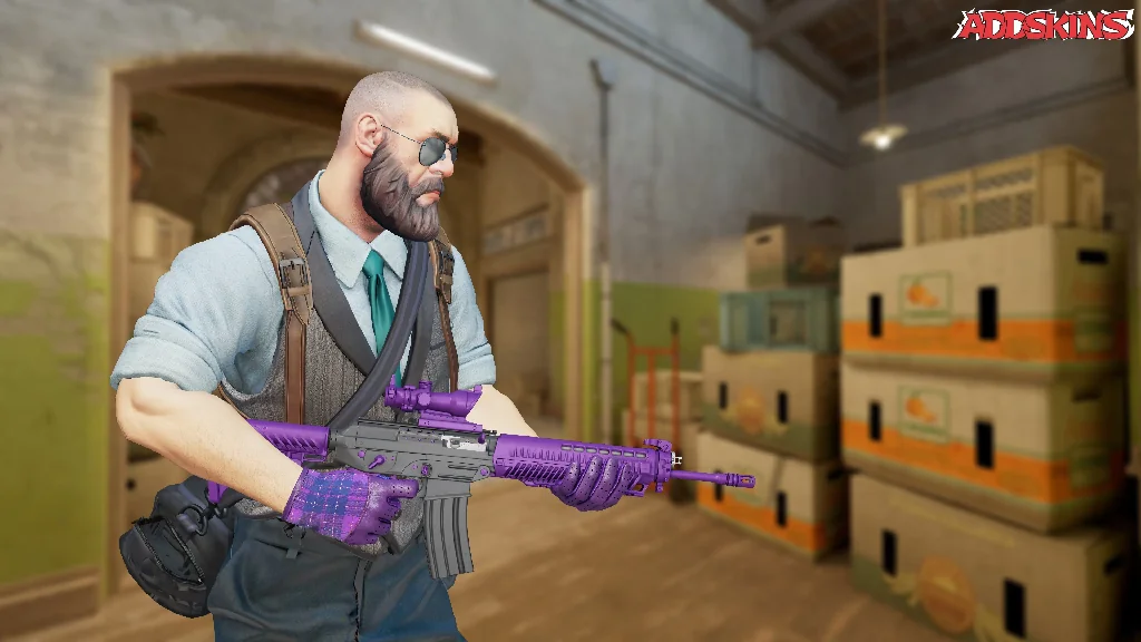 SG 553 | Ultraviolet pose-3