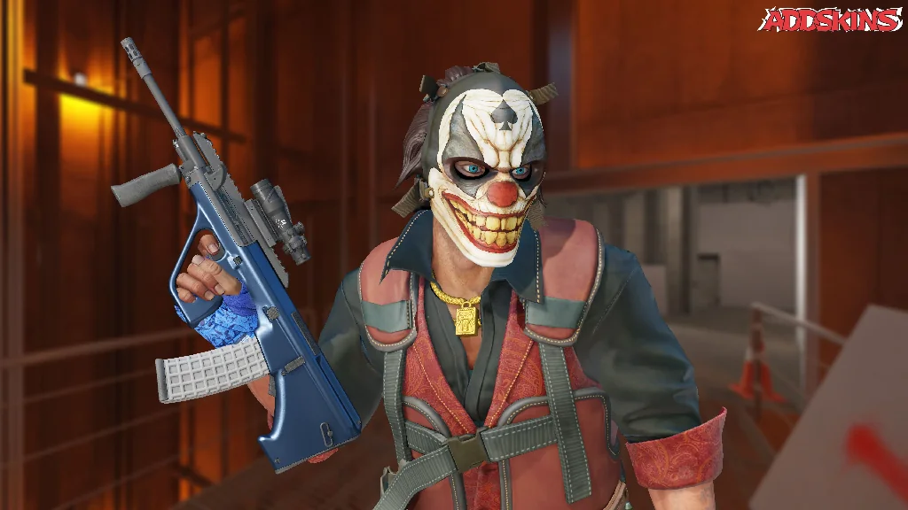 AUG | Anodized Navy pose-2