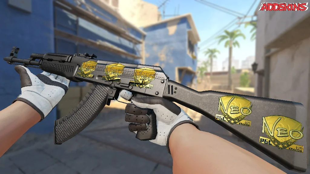 Sticker | NEO (Gold) | Krakow 2017 inspecting