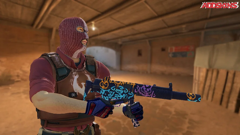 MP5-SD | Neon Squeezer pose-3