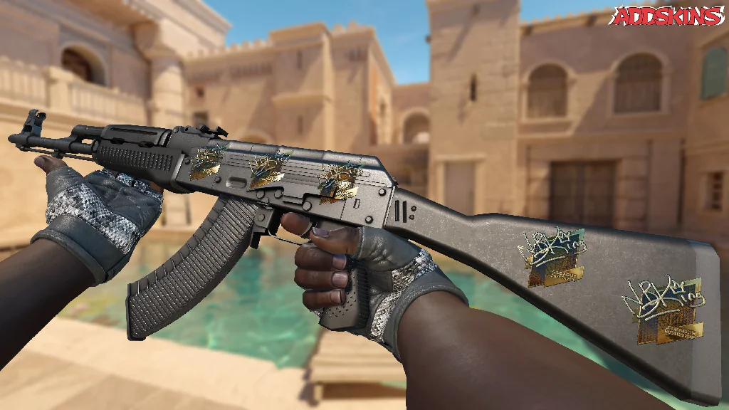 Sticker | NBK- (Gold) | Boston 2018 inspecting