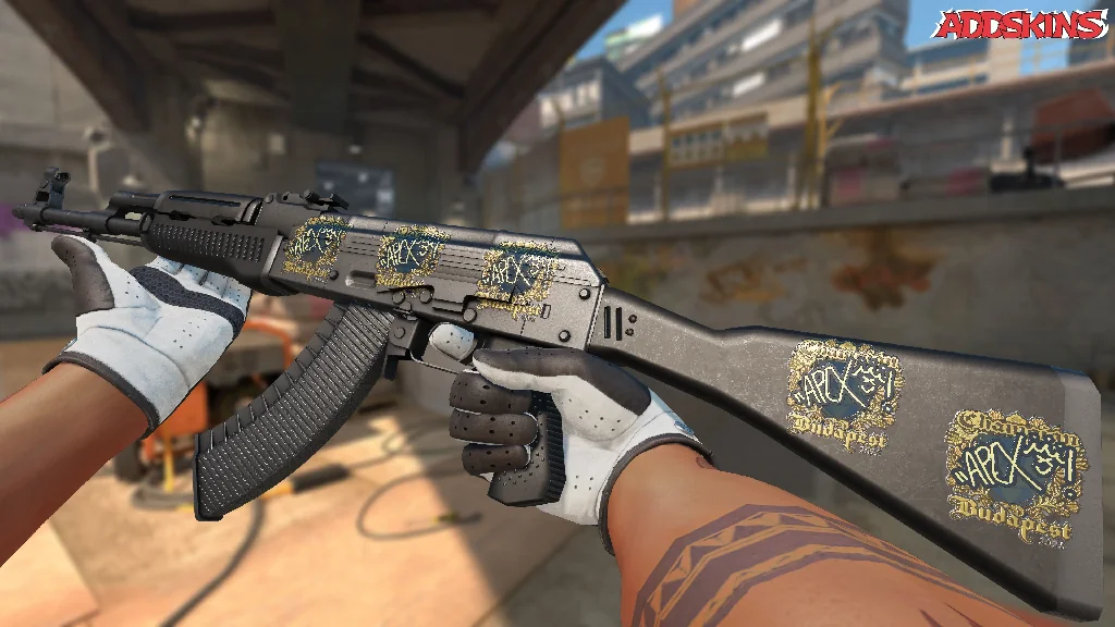 Sticker | apEX (Gold, Champion) | Budapest 2025 inspecting