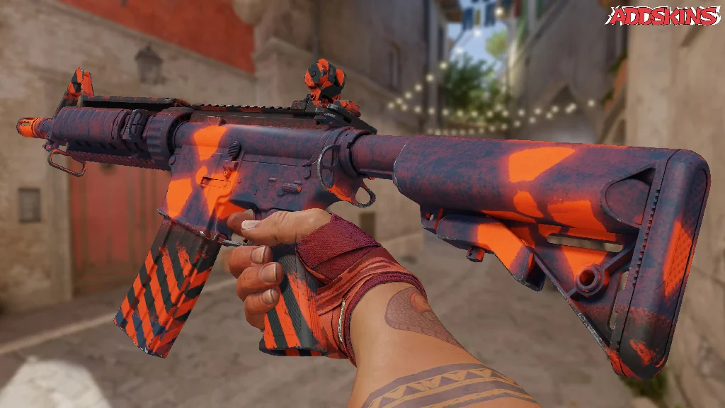 M4A4 | Radiation Hazard inspecting