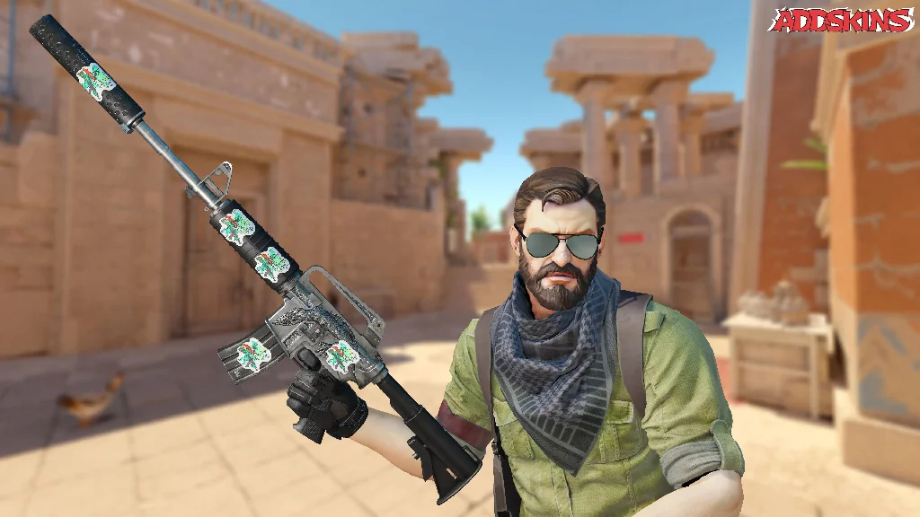 Sticker | Green Shark Shooter pose-2