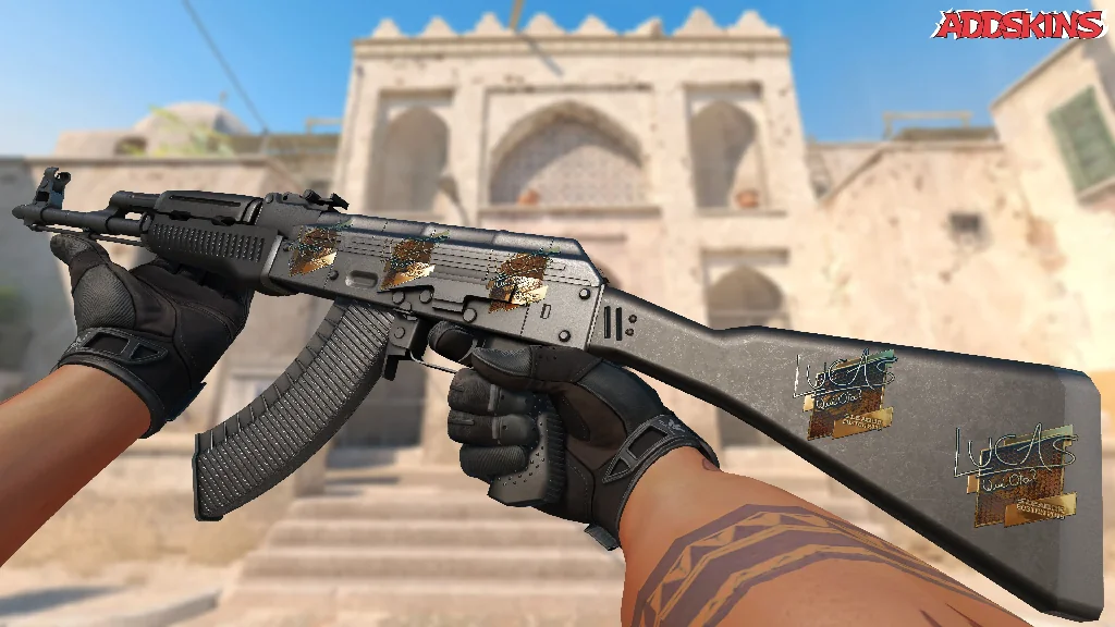 Sticker | LUCAS1 (Gold) | Boston 2018 inspecting