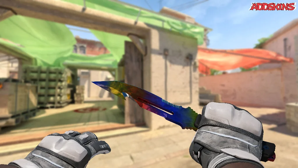 ★ Survival Knife | Marble Fade holding