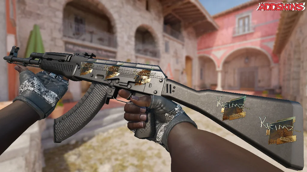 Sticker | KRIMZ (Gold) | Boston 2018 inspecting