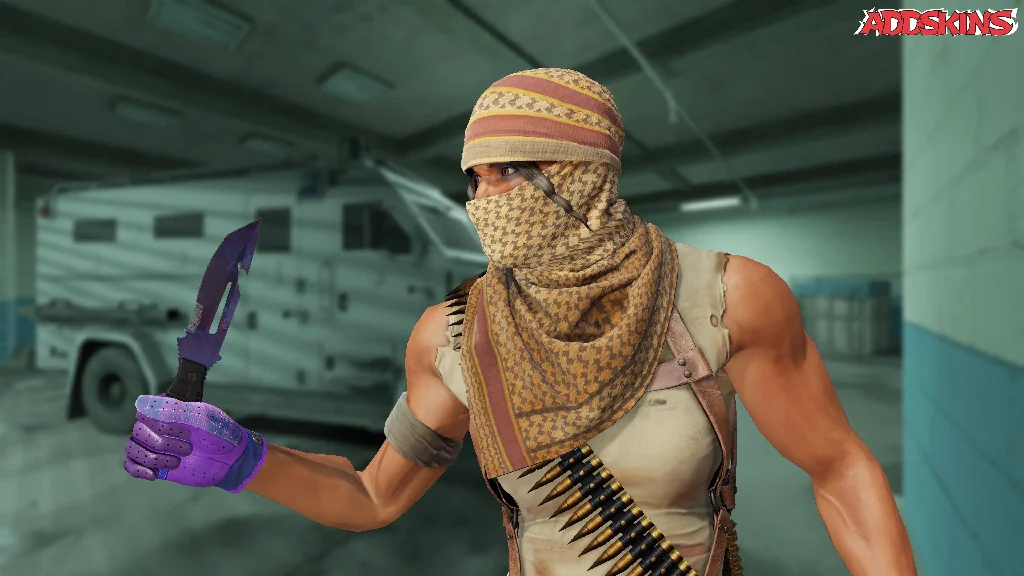 ★ Survival Knife | Doppler Black Pearl pose-2