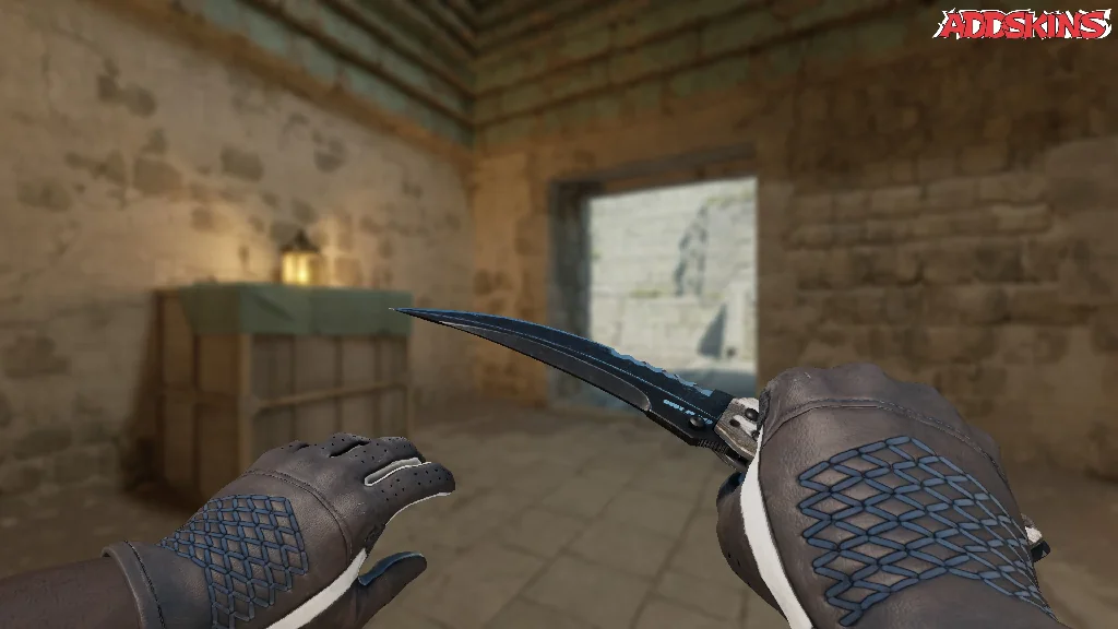 ★ Flip Knife | Black Laminate holding