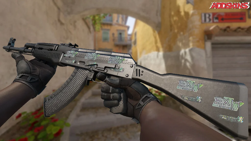 Sticker | exit (Glitter) | Antwerp 2022 inspecting