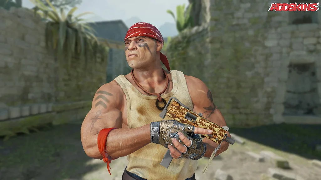 MAC-10 | Copper Borre pose-2