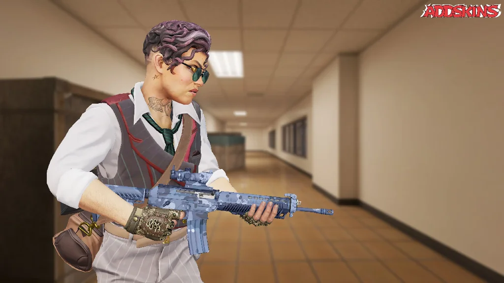 SG 553 | Night Camo pose-3