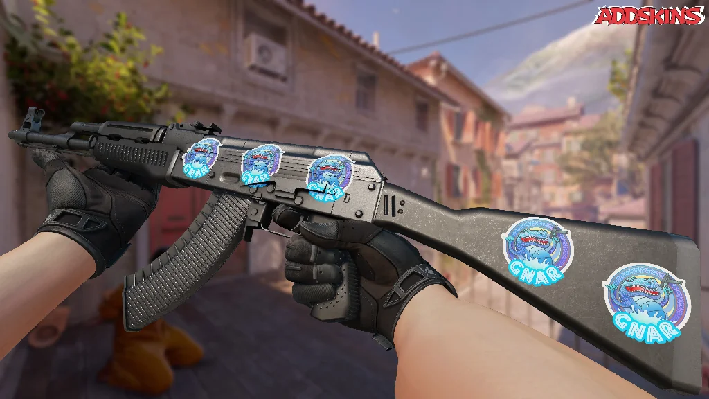 Sticker | Blue Gnar inspecting