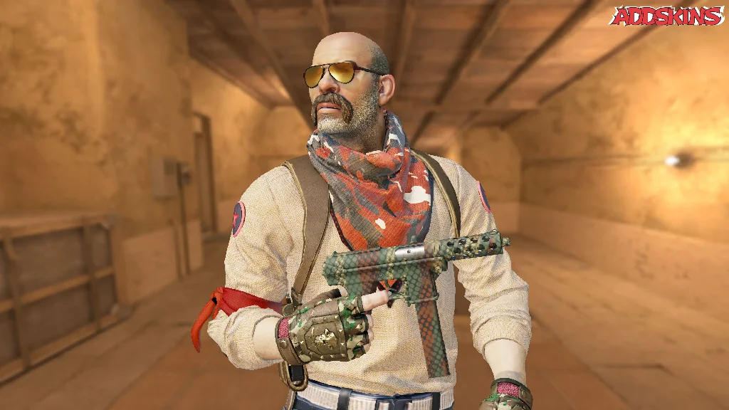 Tec-9 | Army Mesh pose-1
