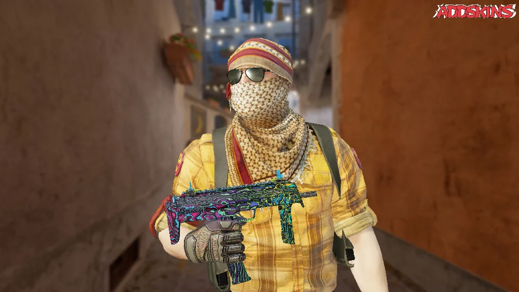 MP7 | Neon Ply pose-1