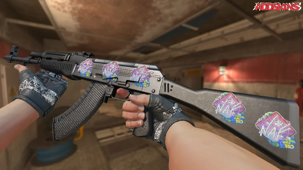Sticker | NAF (Glitter) | Rio 2022 inspecting