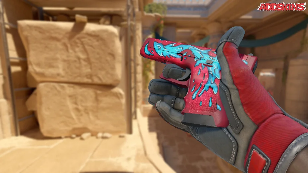 Glock-18 | Water Elemental inspecting
