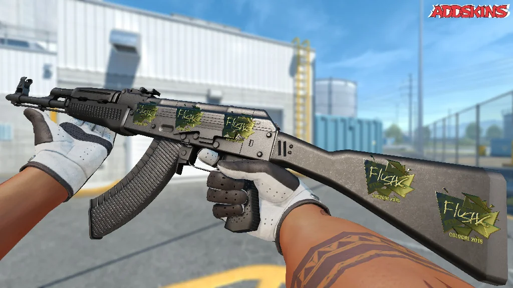 Sticker | flusha (Gold) | Cologne 2016 inspecting