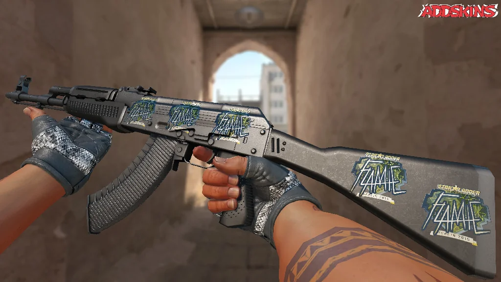 Sticker | flamie (Gold) | Berlin 2019 inspecting