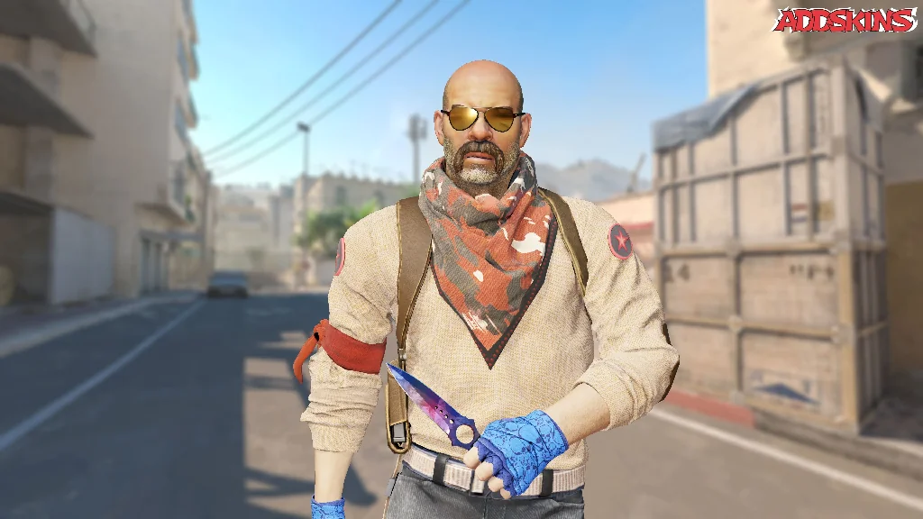 ★ Skeleton Knife | Doppler Phase 1 pose-1